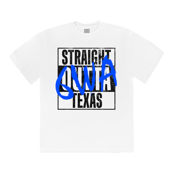 Straight Up Tour Tee 白 L STRAIGHT OUTTA TEXAS TEE (WHITE) – BigXthaPlug | Official Store
